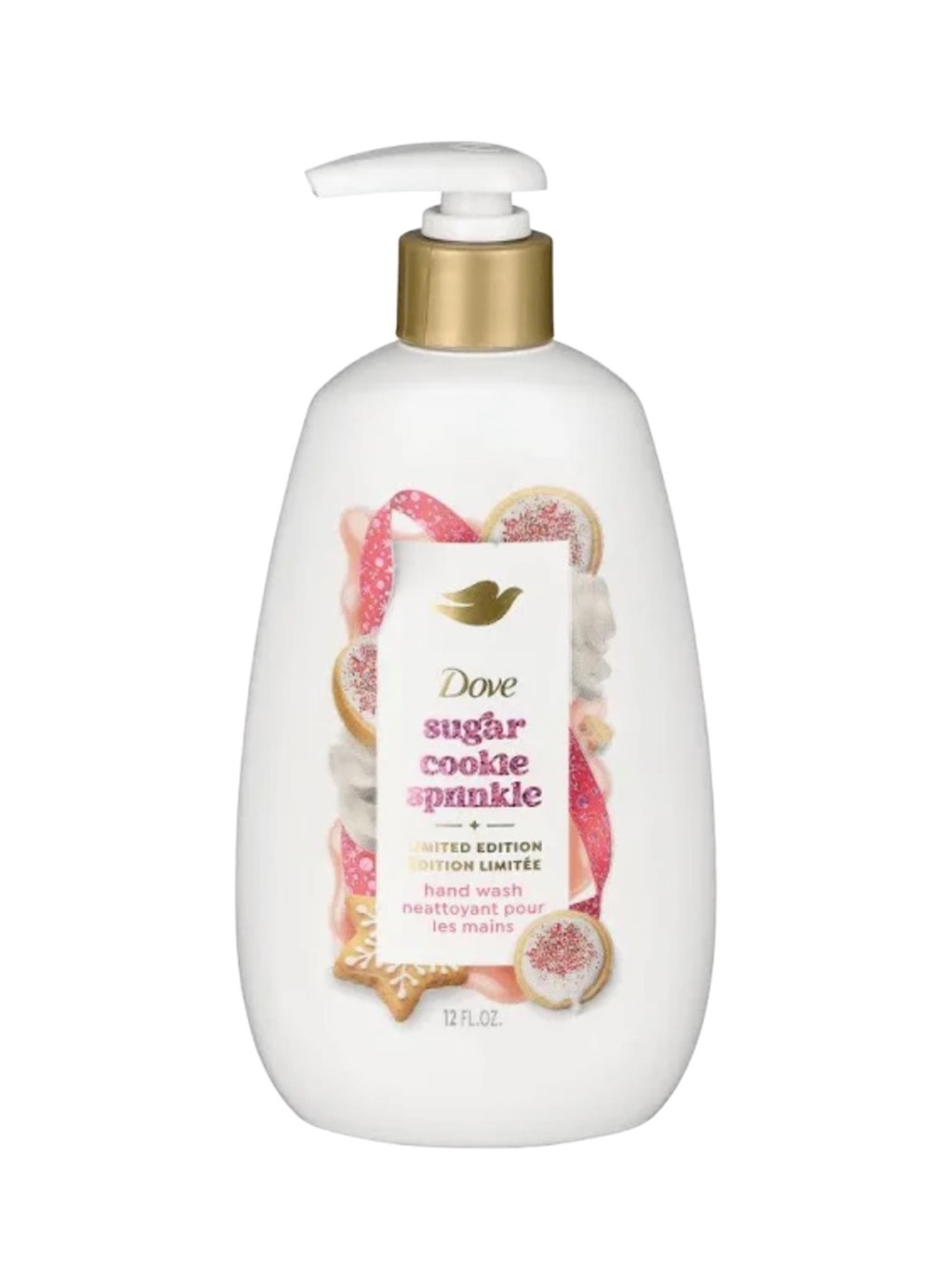 Dove Sugar Cookie Sprinkle Hand Wash Soap Limited Edition Holiday Treats 12OZ